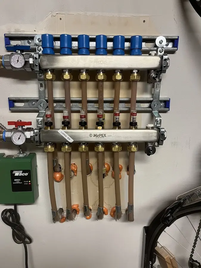 Plumber performing Leak Detection at a residential property in Twin Lakes